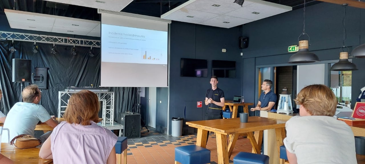 Presentatie bij Hockeyclub Delta Venlo